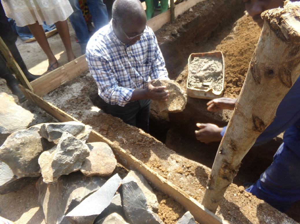 Segnung des Grundsteins